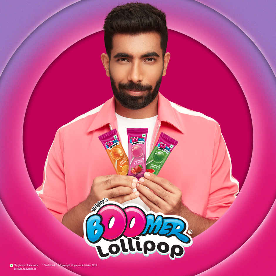 Boomer Lollipop (Classic) in a Pack of 8 Assorted Flavours