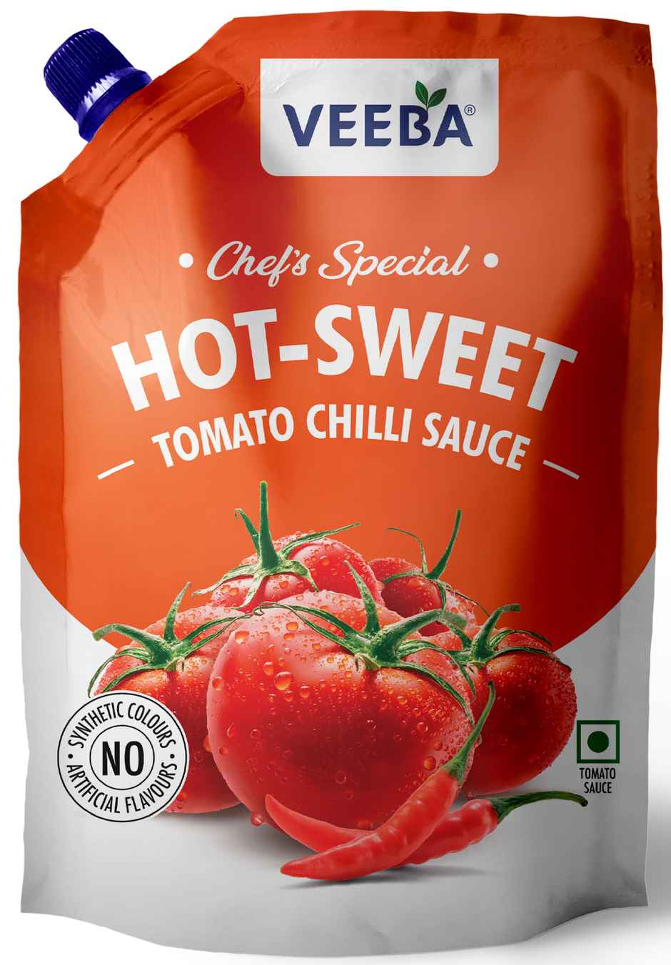 Veeba Hot-Sweet Tomato Chilli Sauce Chef'S Special | No Synthetic Colours Or Artificial Flavours