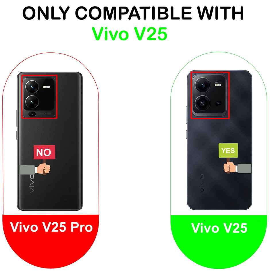 Artistque Case for Vivo V25 5g Back Cover - Plain Liquid Silicone Cover