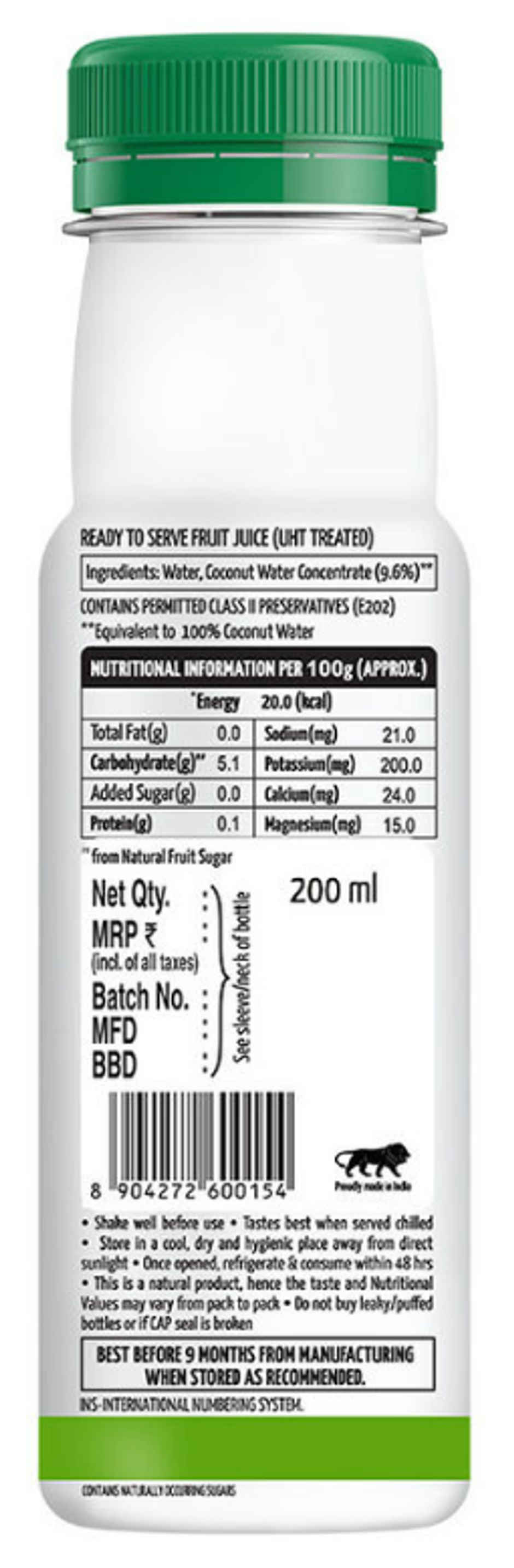 Storia Tender Coconut Water