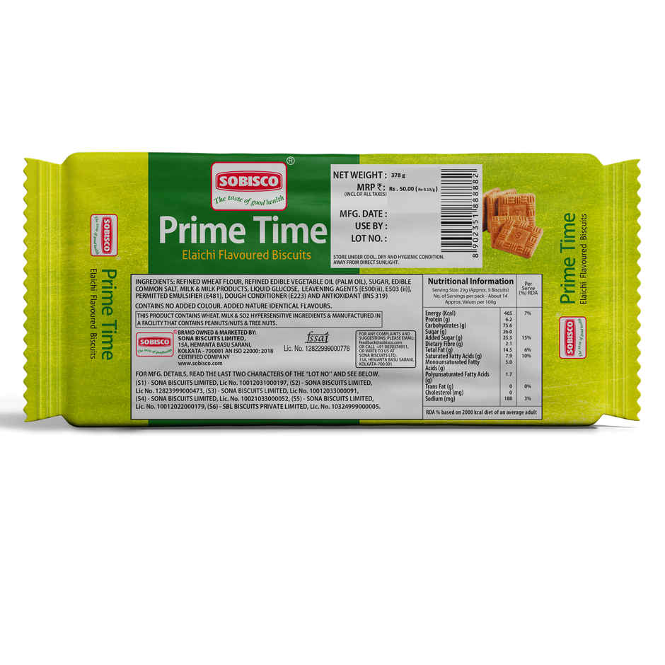 Sobisco Prime Time Biscuits