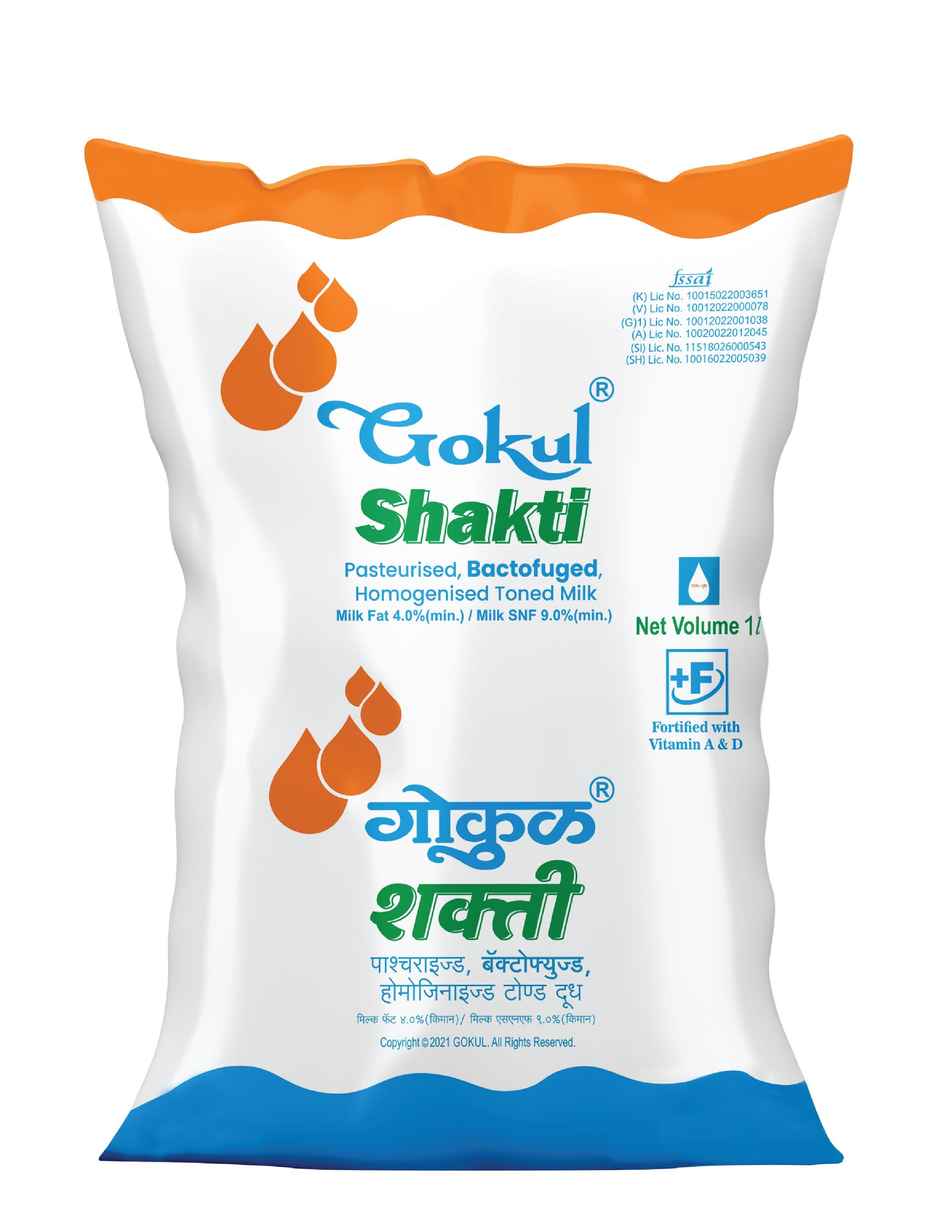 Gokul Shakti Special Toned Fresh Milk | Pouch