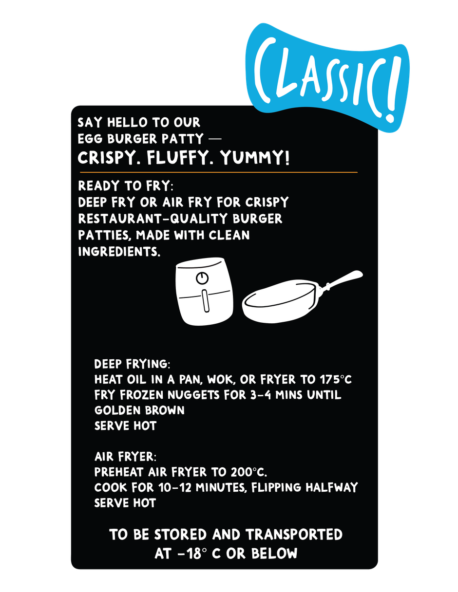 Eggoz Egg Burger Patty