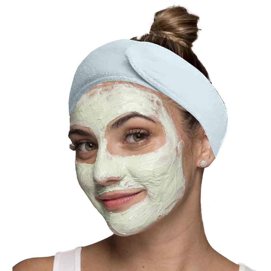 Microfiber Spa Headband With Velcro (Colour May Vary)