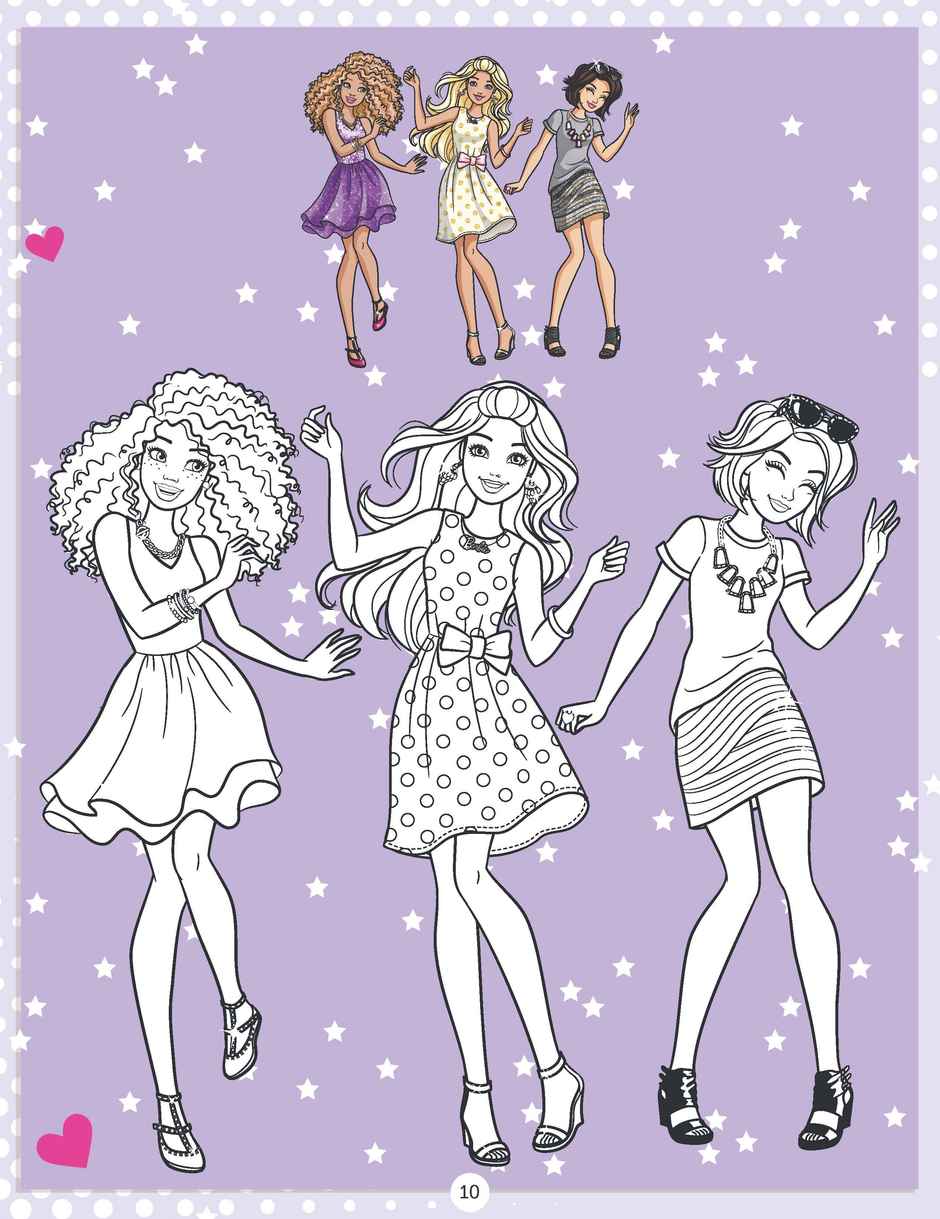 Dreamland Barbie Copy Colouring Book 24 Pages