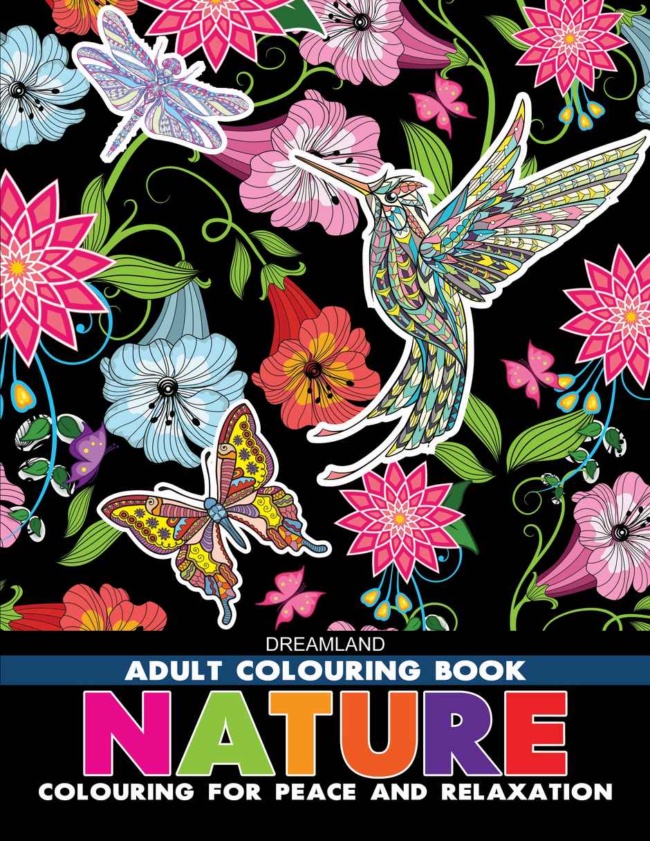 Dreamland Nature Adult Colouring Book