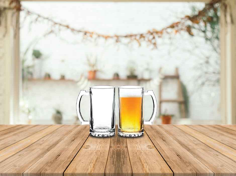 Roxx Phoenix Mug | 480 ml | Elegant Glass | Durable | Easy to Clean | Comfortable Handle