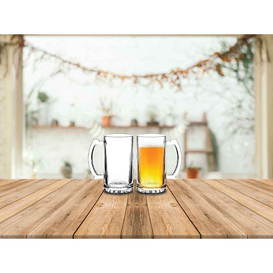 Roxx Phoenix Mug | 480 ml | Elegant Glass | Durable | Easy to Clean | Comfortable Handle