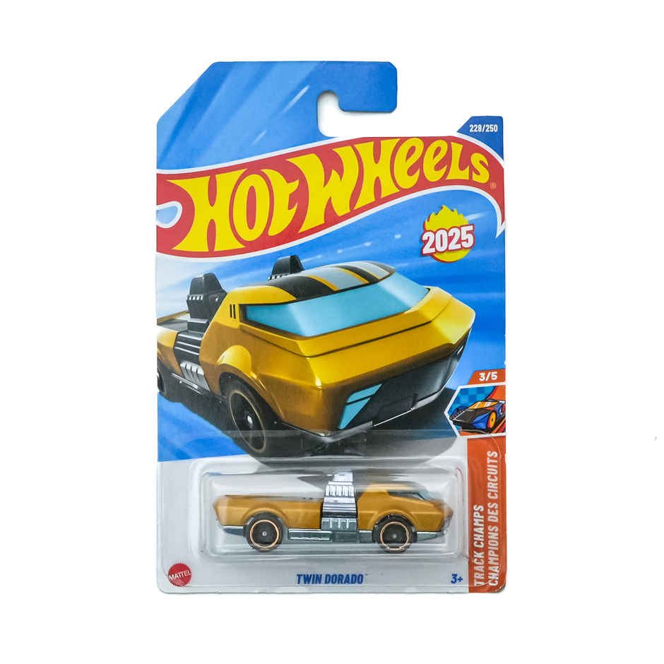 Hot Wheels Worldwide Basic Car | Twin Dorado Race Mashup Toy Car For Kids & Collectors