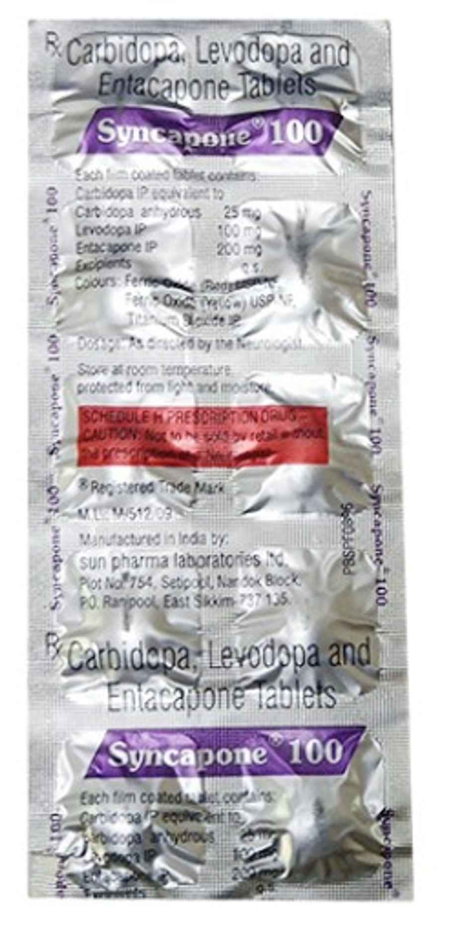 Syncapone 100 Tablet