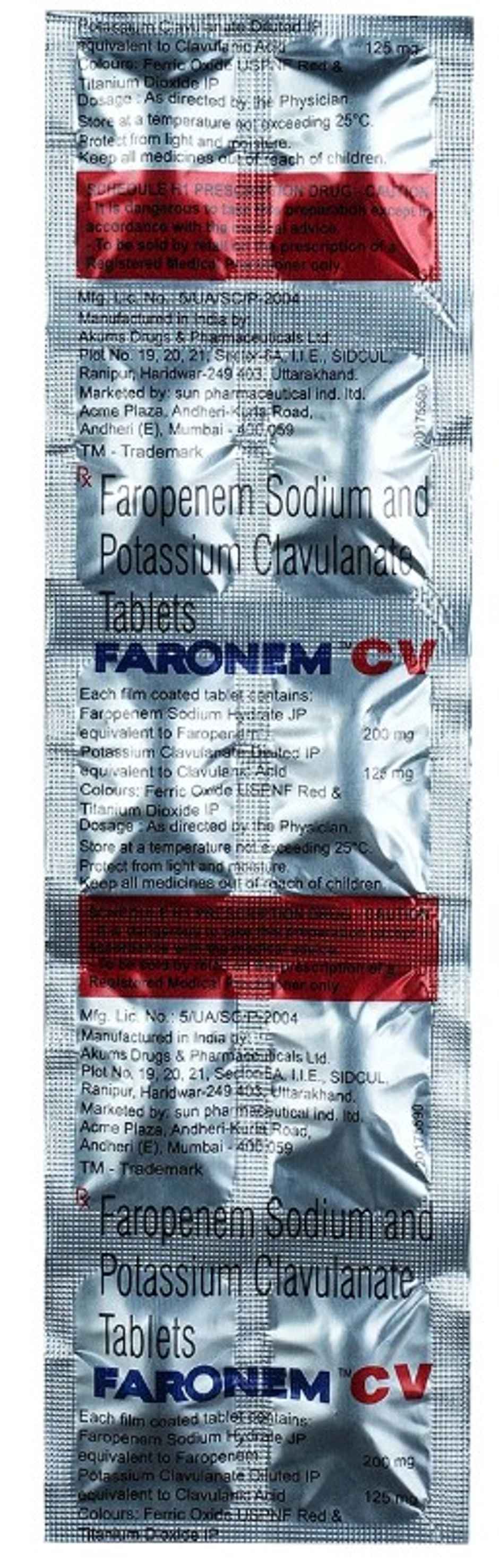 Faronem CV Tablet