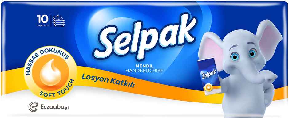 Selpak Poket Hanky Lotioned (10 Sheet In Each Pack)
