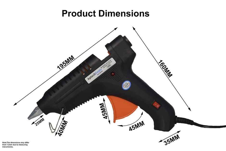 Aptechdeals 100 W Glue Gun With 5 Glue Sticks