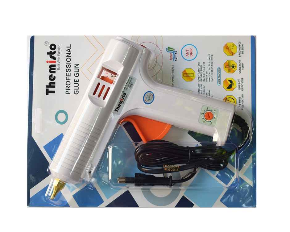 Aptechdeals 150W Multi Temperature High Power Glue Gun With Free Hot Melt Glue Sticks - 5 Pieces