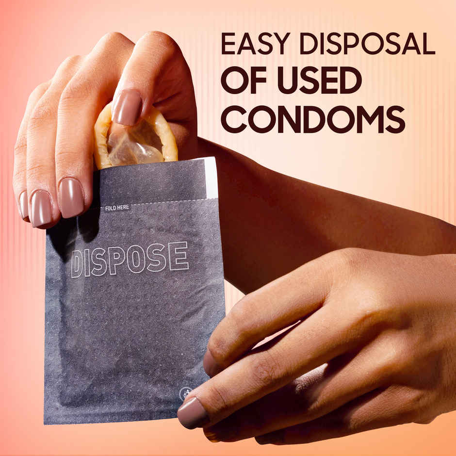 Manforce Epic Pleasure Condoms | Long Lasting, Super Thin, Raspberry Flavour | Disposable