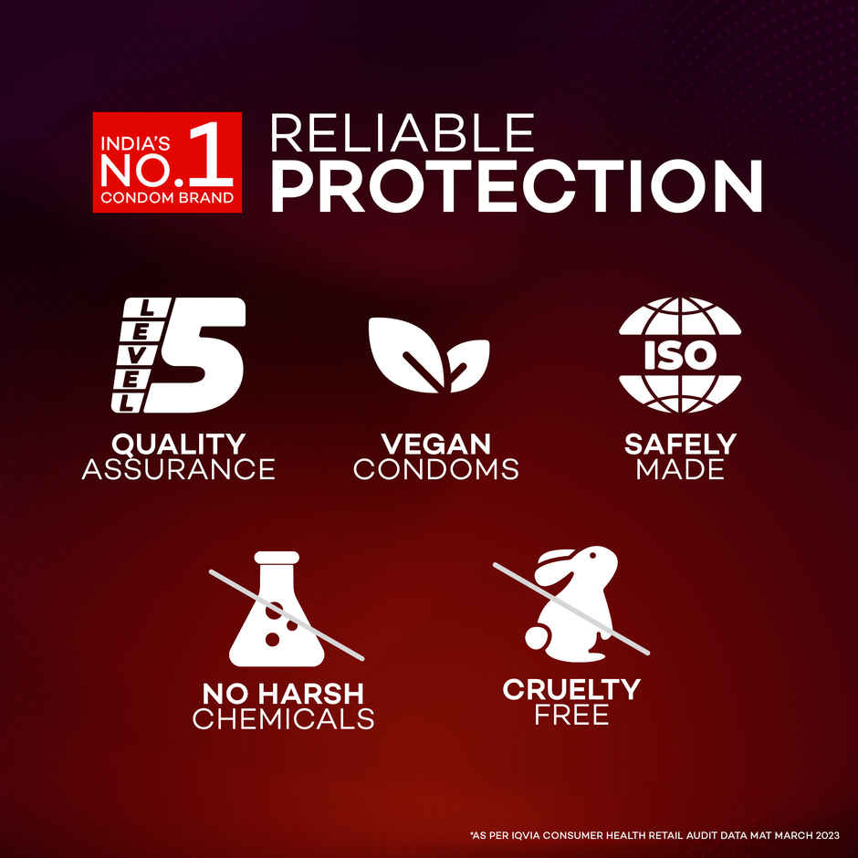 Manforce Cocktail Condoms with Dotted-Rings Strawberry & Vanilla Flavoured