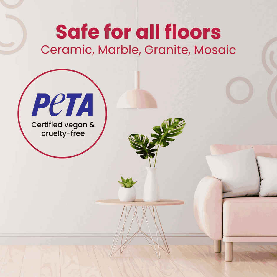 Koparo Clean Jasmine & Rose Floor Cleaner | Marble-Safe & Pet-Safe (1L) & Koparo Clean Dishwash Liquid (2L) Combo