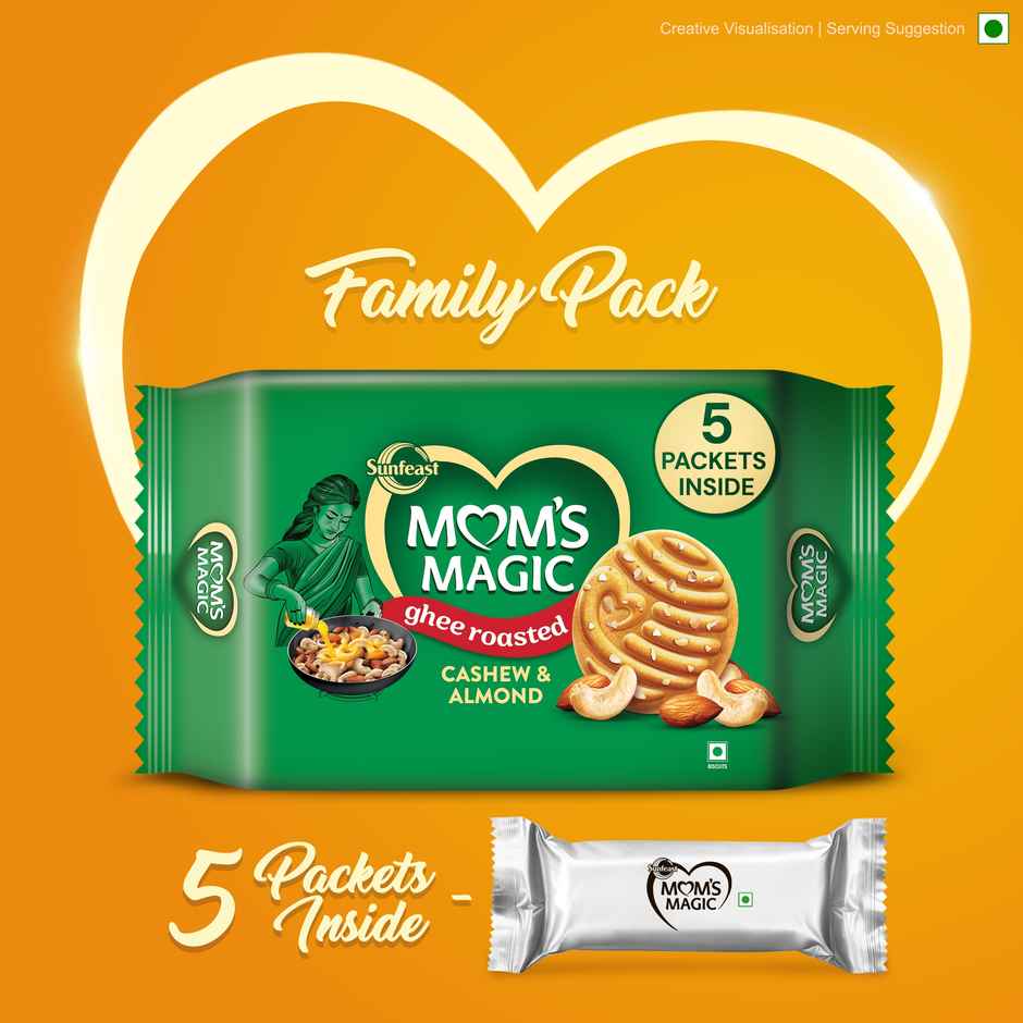 Ghee Roasted Cashew & Almond Biscuits by Sunfeast Mom's Magic