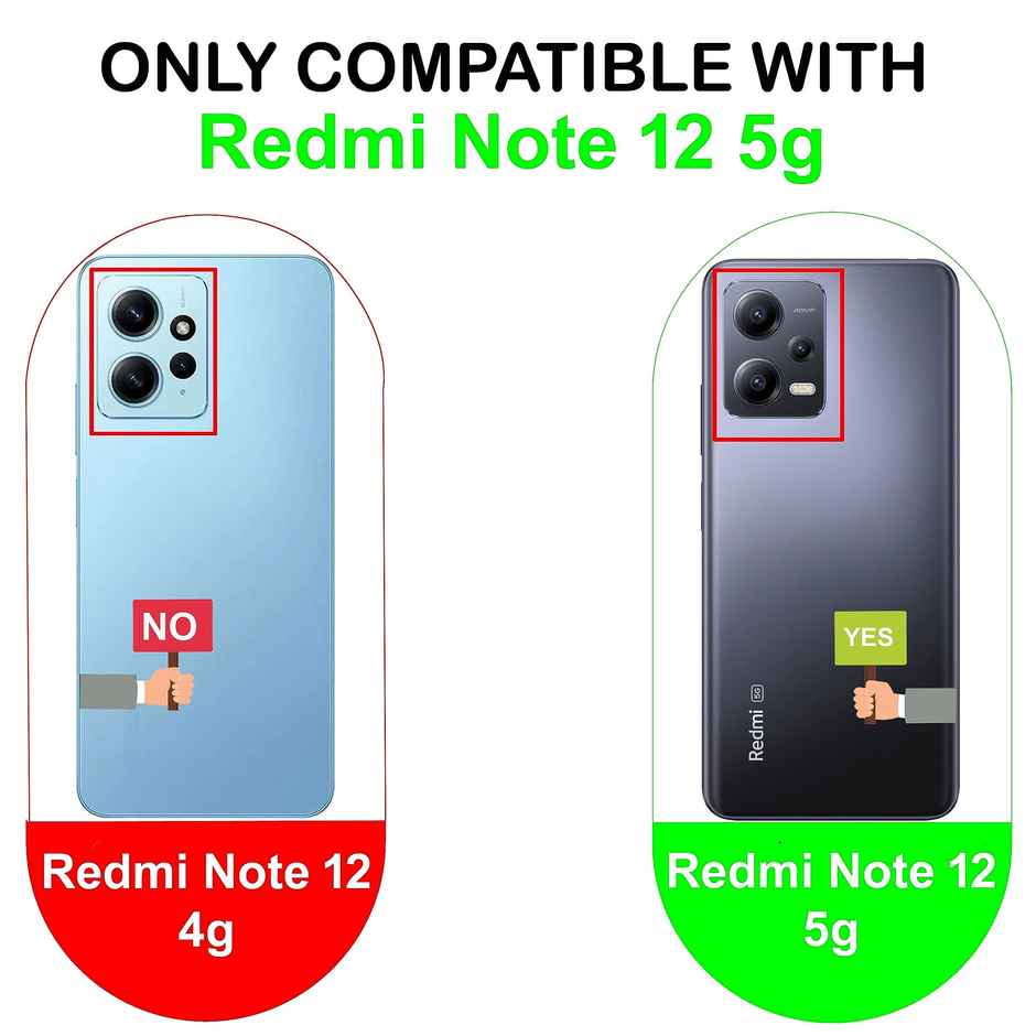 Artistque Case For Mi Redmi Note 12 5G / Poco X5 Back Cover - Plain Liquid Silicone Cover