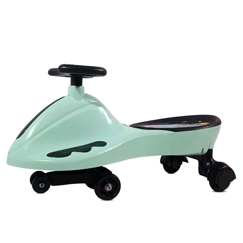 Kidsmate Drift Swing Car Ride-On with PU Wheels & 360 Steering for Kids 3Y+ - Sea Green