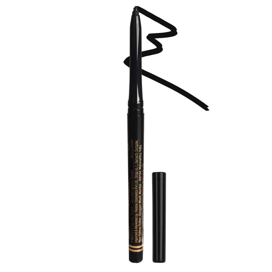 Color Fx Eyedentity 24 hour Long Lasting Waterproof Eyeliner & Kajal - Ebony Black