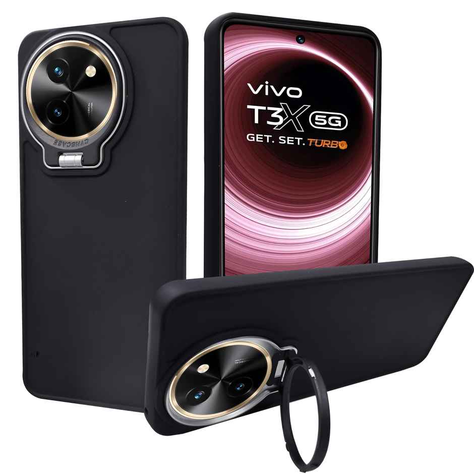Artistque Case for Vivo T3x 5g Back Cover - Camera Stand