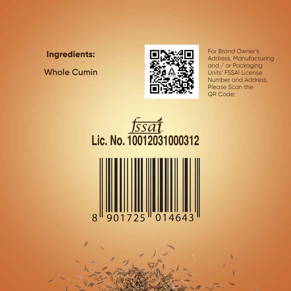Aashirvaad Cumin/Jeera Seeds |  Whole