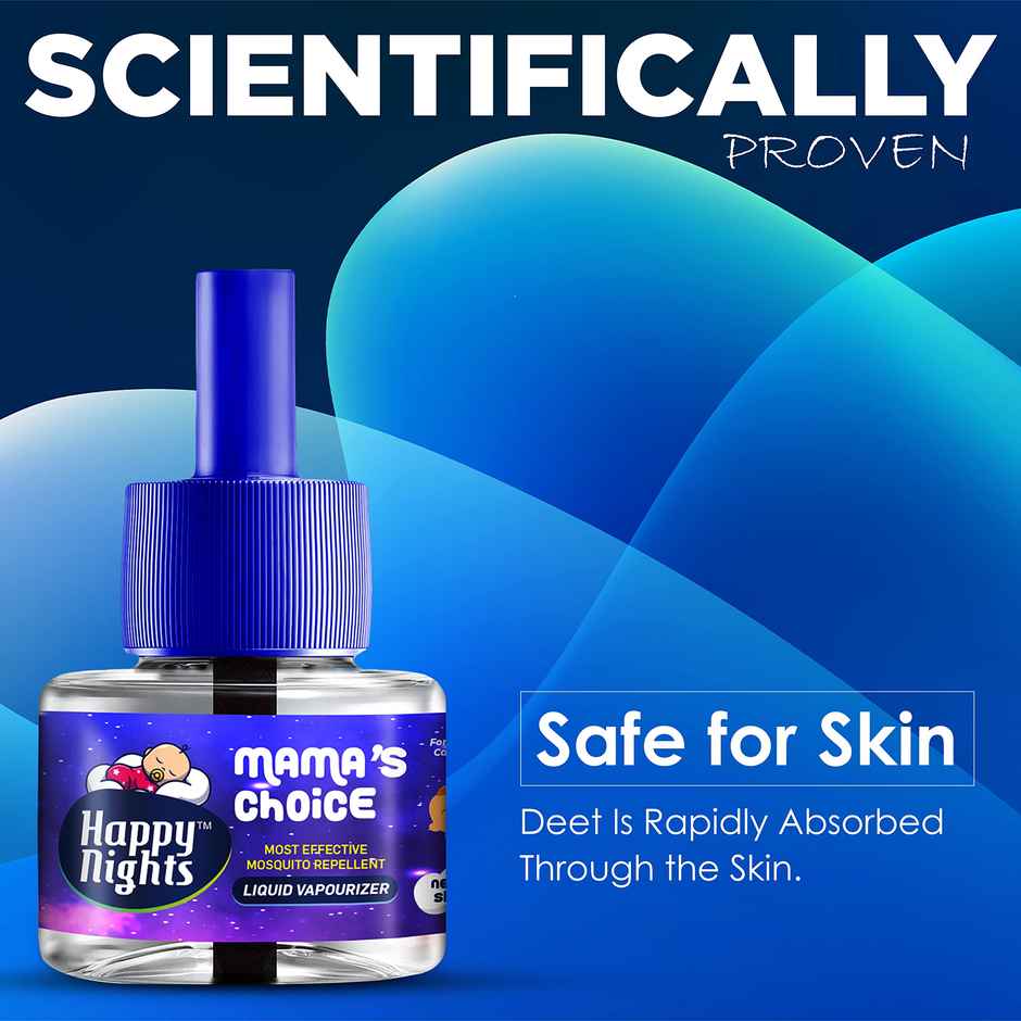 Happy Nights Mosquito Repellent Vaporizer | Natural & Baby Safe
