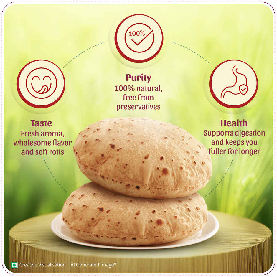 Sharbati Wheat Atta Namma Chakki | Aashirvaad