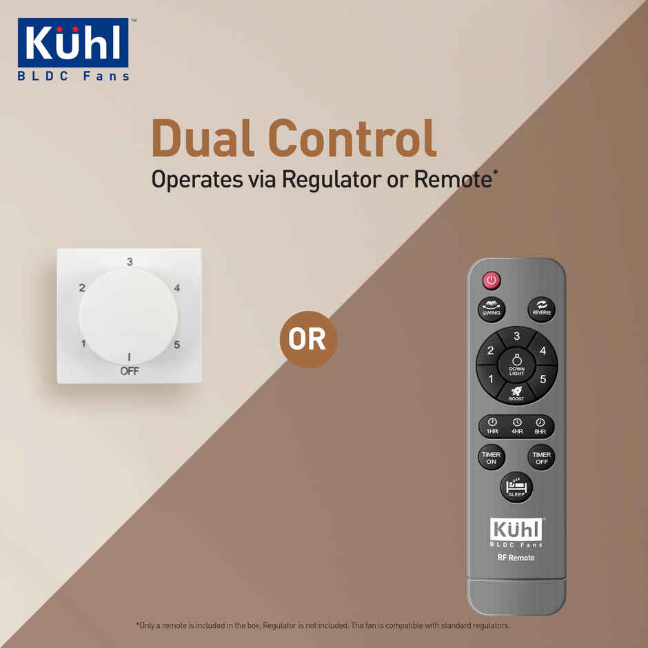 Kent KUHL Fest B1 1200MM Power Saving BLDC Ceiling Fan | 28W | Saves Upto 65% Electricity | Ivory