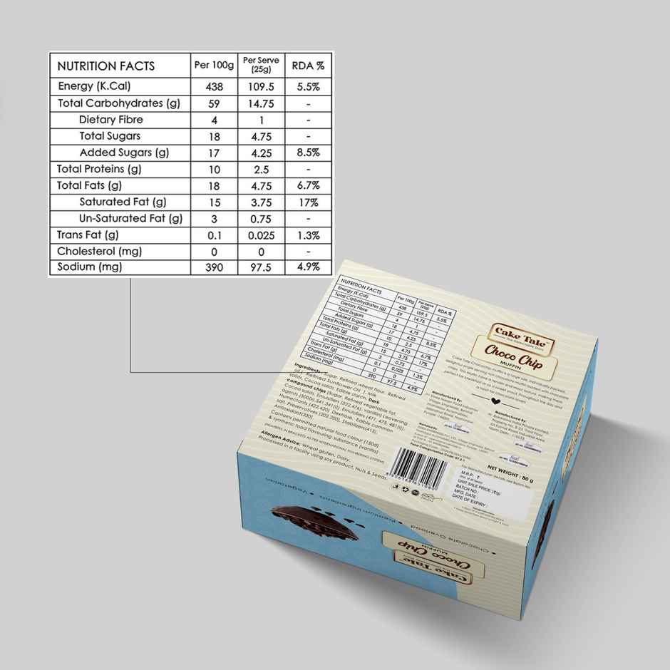 Cake Tale Muffin Chocochip | Single