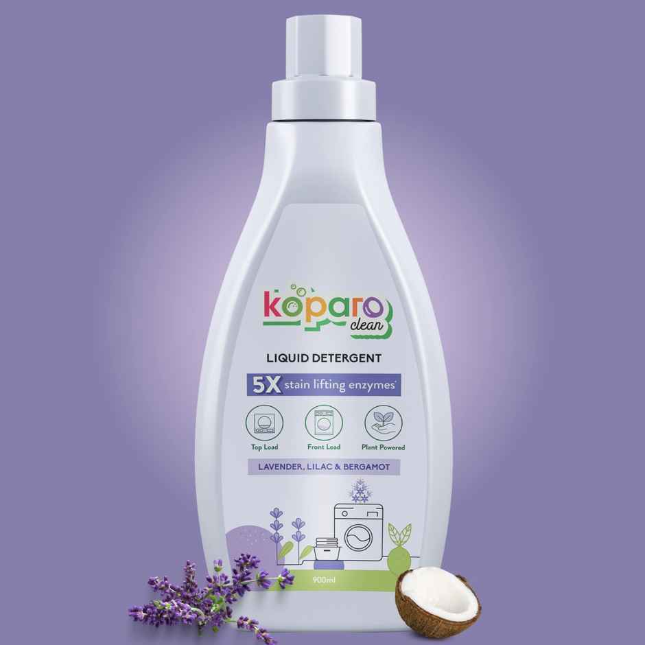 Koparo Clean Lavender & Lilac Front & Top Load Natural Detergent Liquid Combo