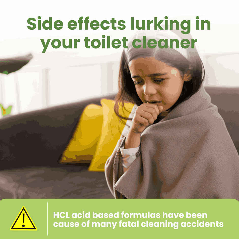 Koparo Clean Lime & Lemongrass Toilet Cleaner with No HCL Acid