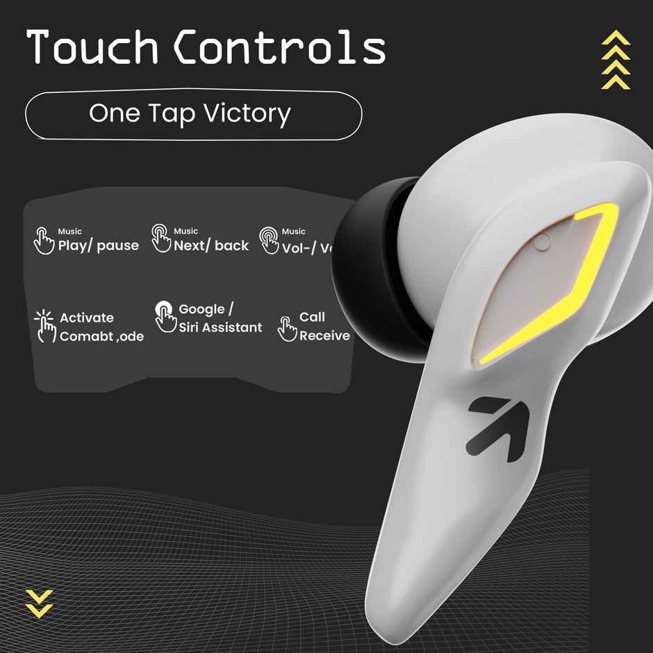 GOBOULT Astra with Quad Mic ENC, 48Hrs Battery, |White Opal, True Wireless