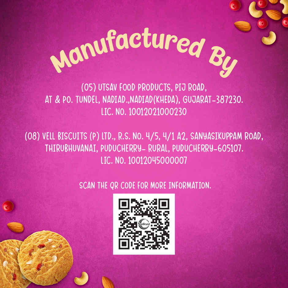 Fruit & Nut Bakery Cookies by Sunfeast Mom's Magic