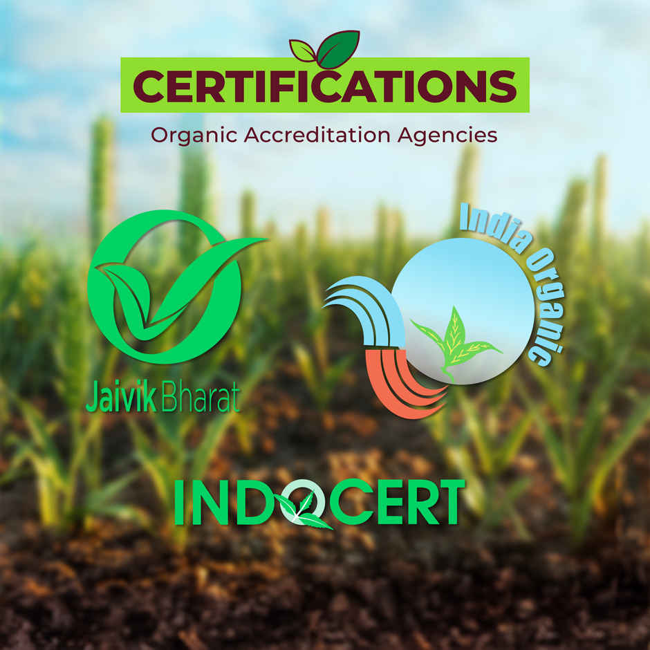 Aashirvaad Organic 100% Organic Whole Wheat Atta, 0% Maida