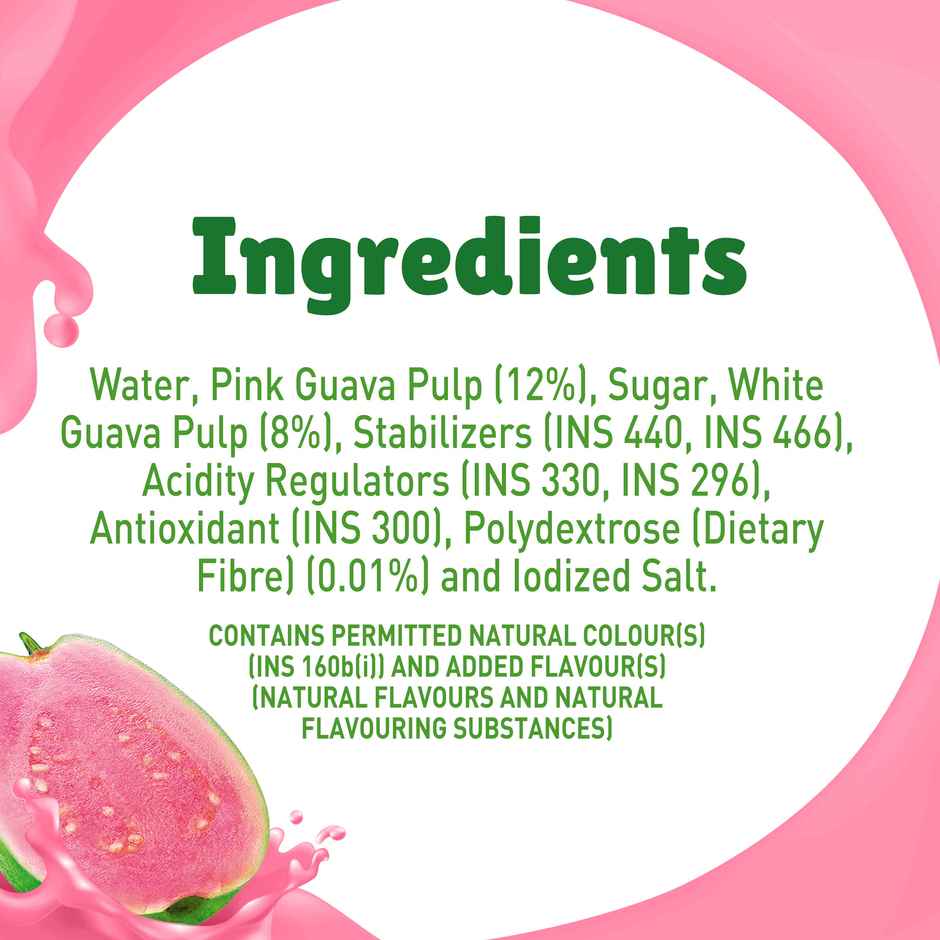 B Natural Guava Juice | Pulp | No Concentrate