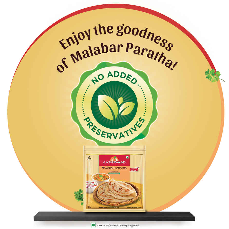 Chole + Aashirvaad Malabar Paratha | Heat & Eat