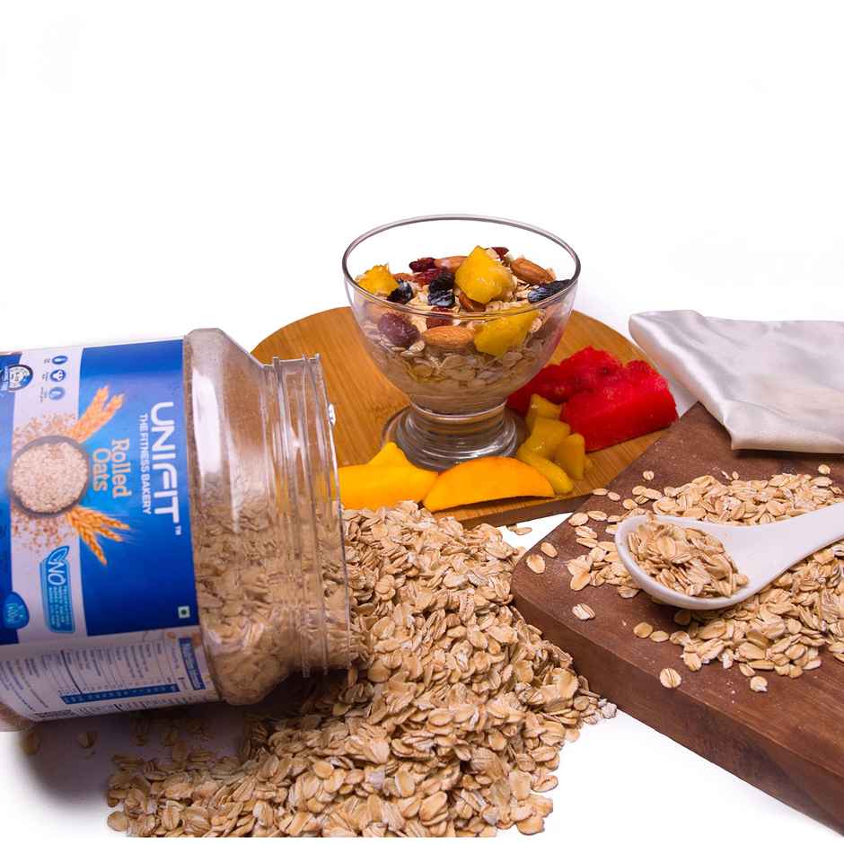 Unifit Rolled Oats | 100% Wholegrain | High Fiber and Protein | Healthy Breakfast Cereal