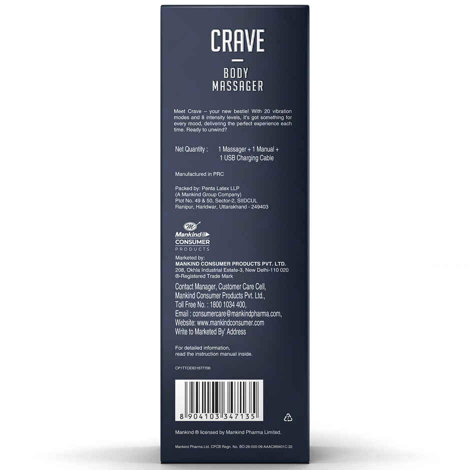 Manforce Epic Crave Massager | 20 Vibration Modes