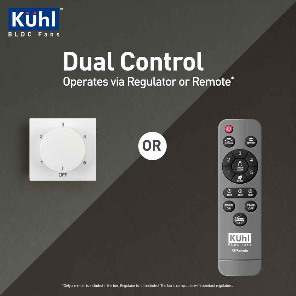 Kent KUHL Fest B1 1200MM Power Saving BLDC Ceiling Fan | 28W | Saves Upto 65% Electricity | White