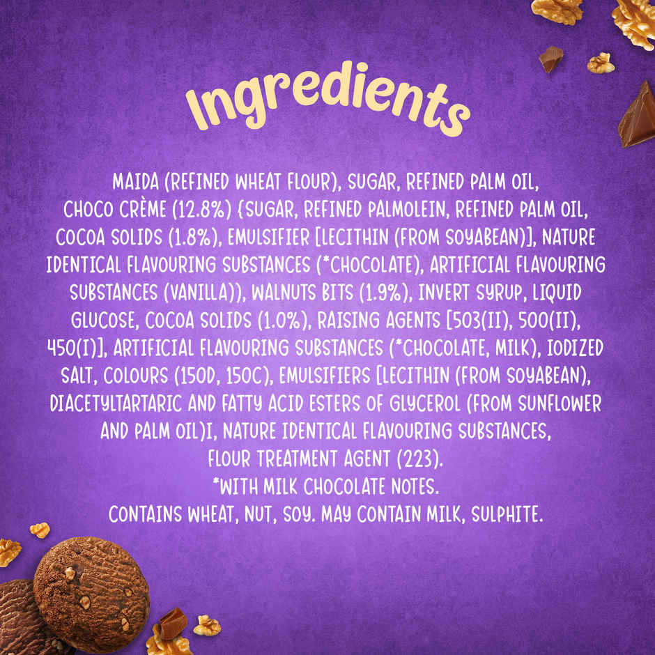 Choco Walnut Bakery Cookies by Sunfeast Mom's Magic