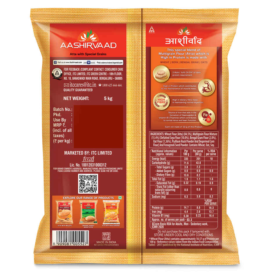 Aashirvaad Atta with High Protein