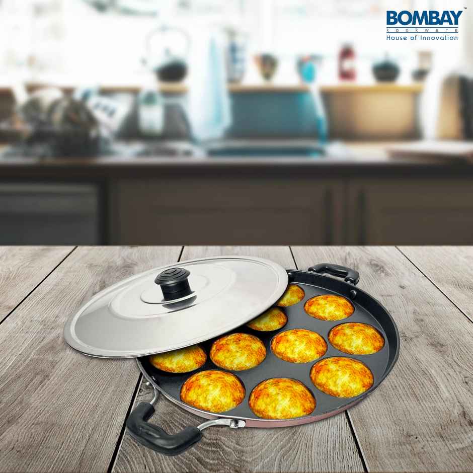 Bombay Kookware Appam Maker - 12 Cavity