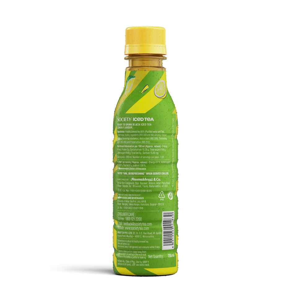 Society Iced Tea Lemon Flavour Bottle