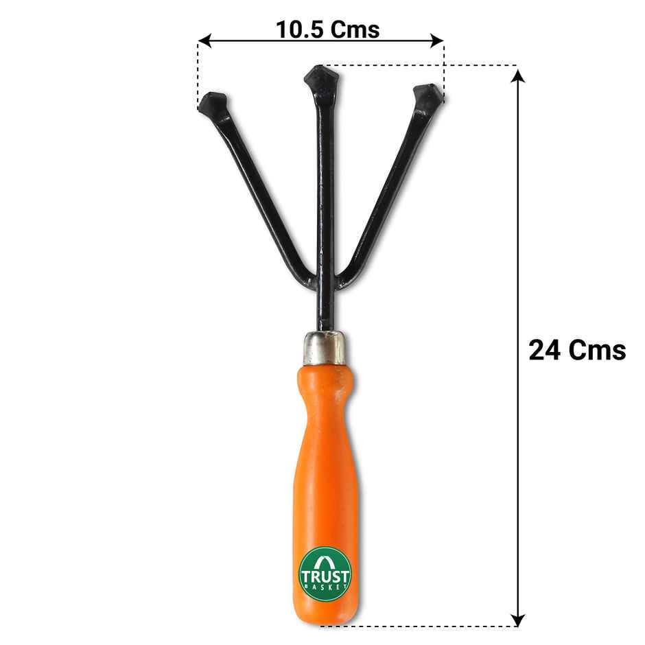 TrustBasket Gardening Hand Tools Kit | Cultivator, Trowels, Weeder & Fork for Home Use