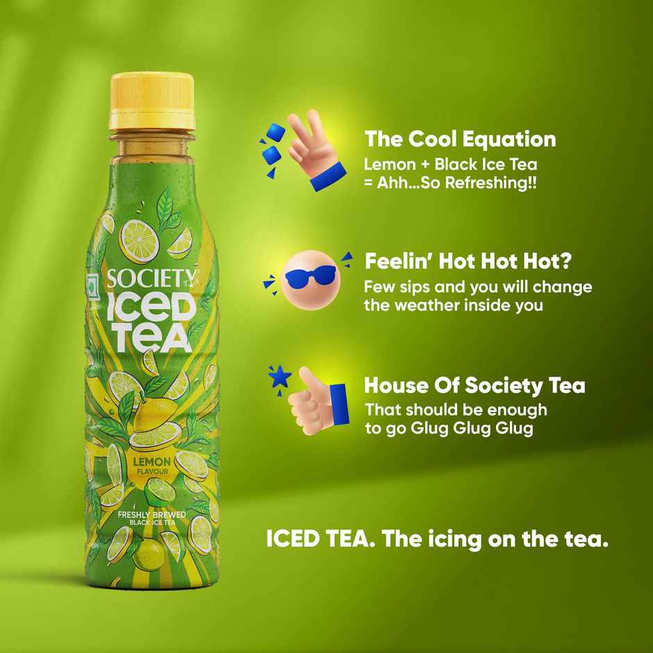 Society Iced Tea Lemon Flavour Bottle