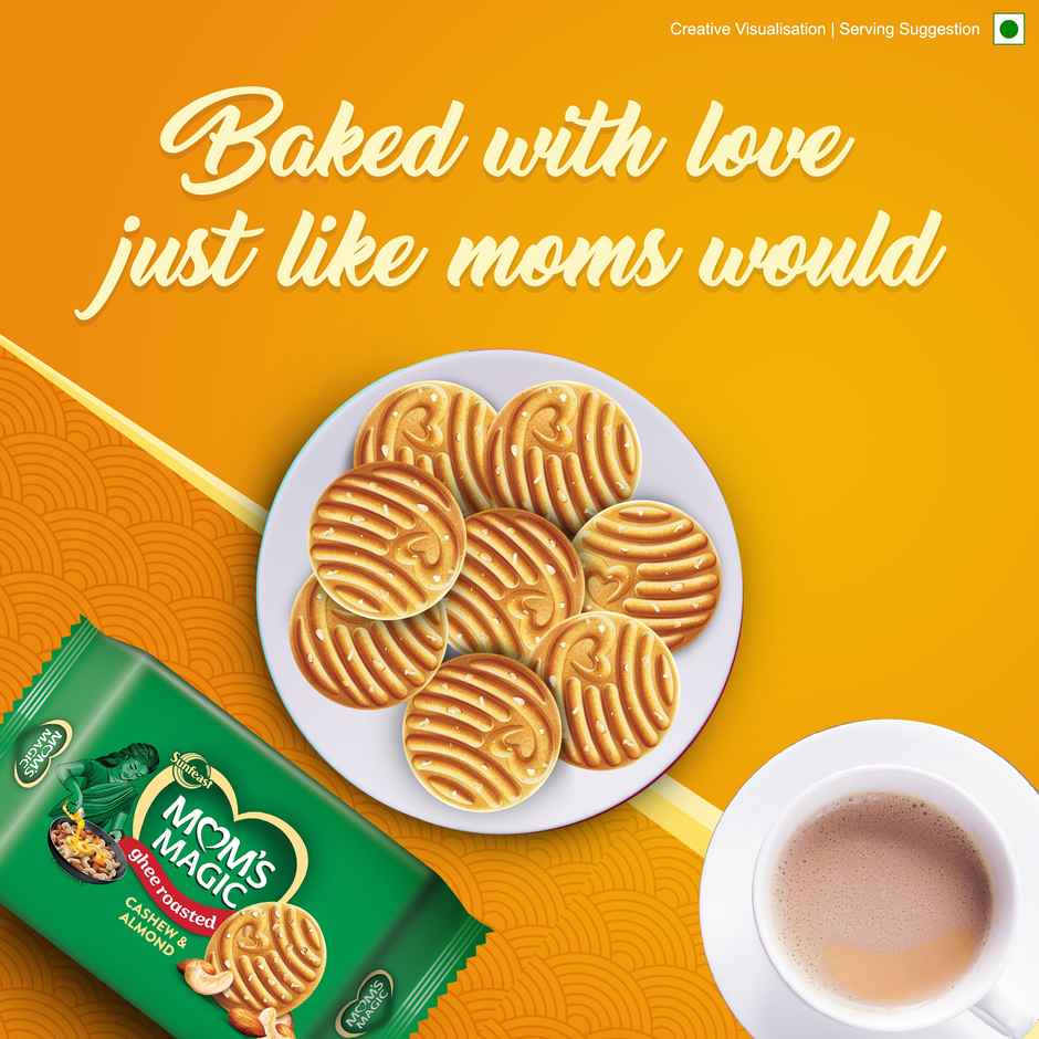 Ghee Roasted Cashew & Almond Biscuits by Sunfeast Mom's Magic