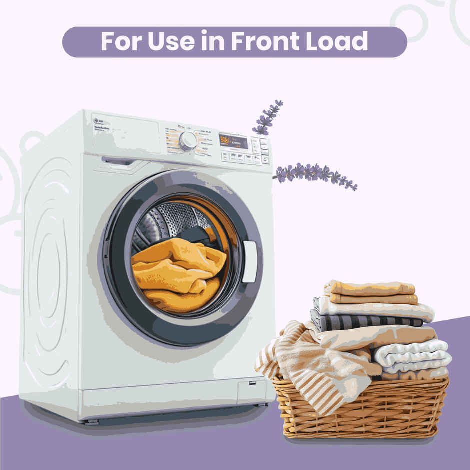 Koparo Clean Lavender & Lilac Front & Top Load Natural Detergent Liquid | Pouch