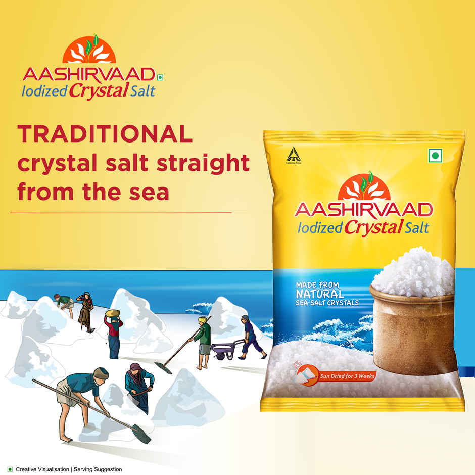 Aashirvaad Crystal Salt | Iodised